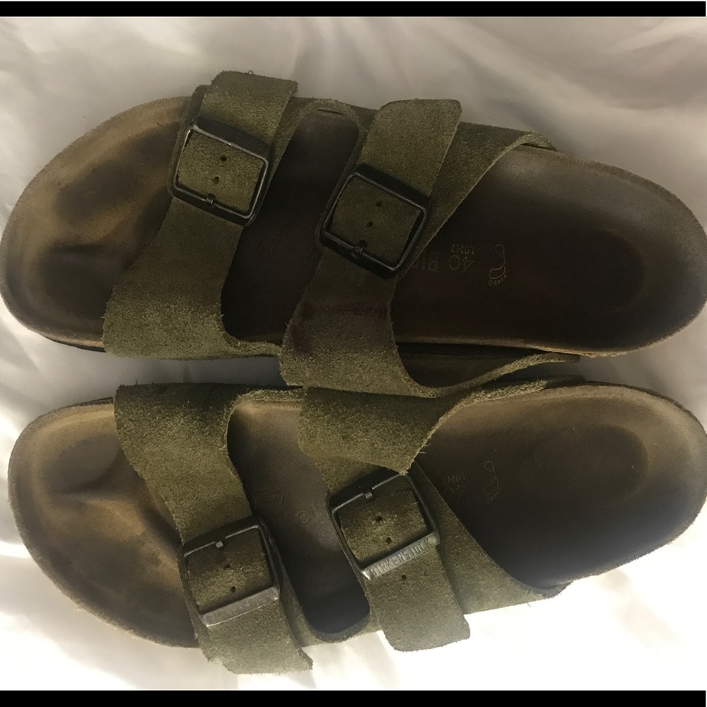Birkenstocks size 40 green